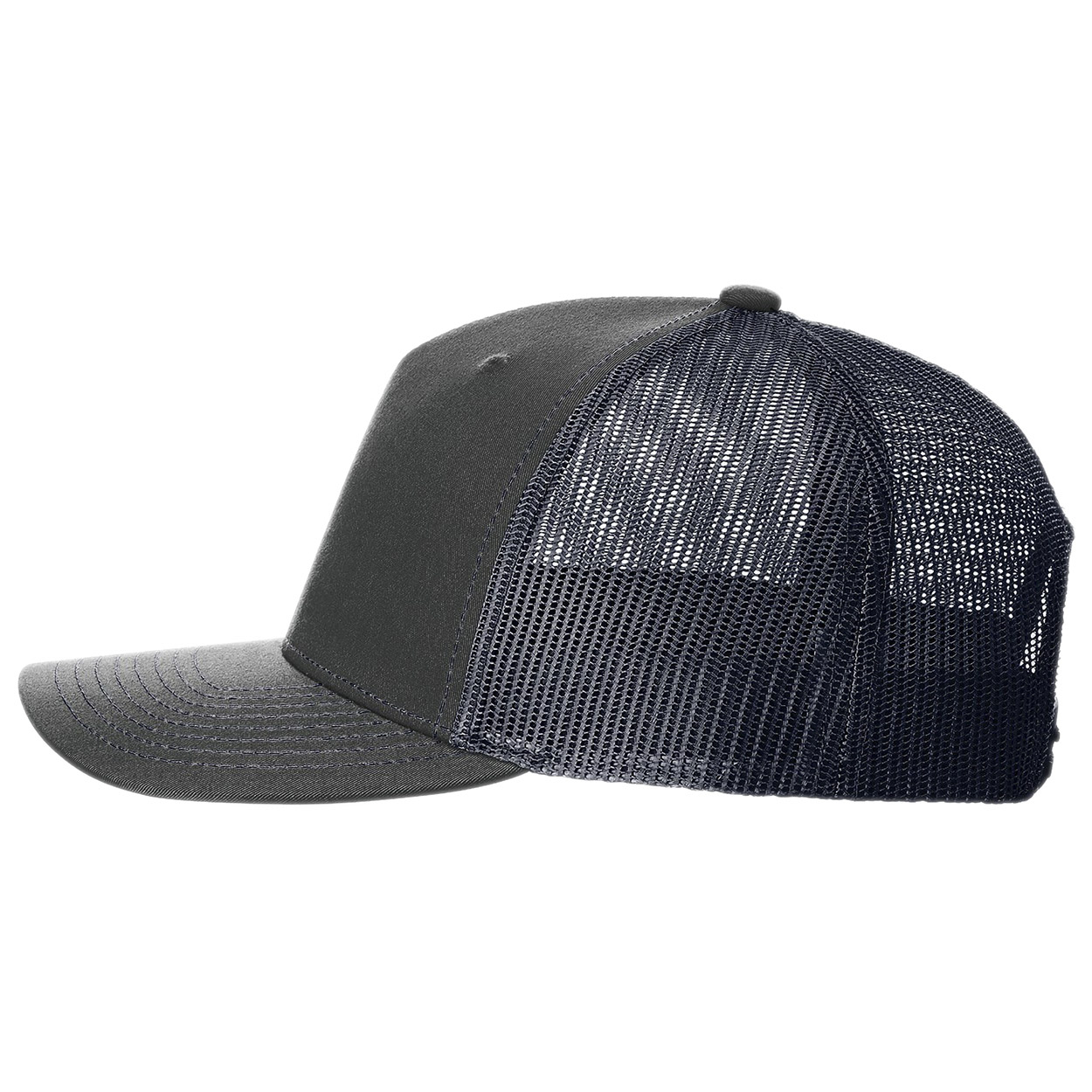 Richardson 112FP Snapback Trucker Cap - Ombre Blue/Navy