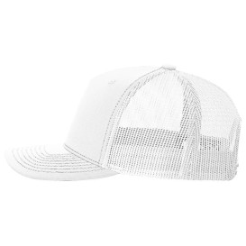 Richardson 112FP Five-Panel Trucker Cap - White