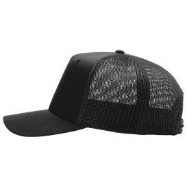 Richardson 112FPC Five-Panel Champ Trucker Cap - Black