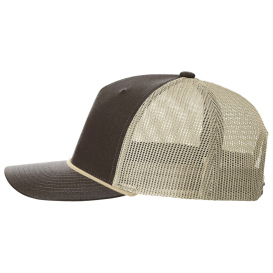 Richardson 112FPR Five-Panel with Rope Cap - Brown/Khaki/Khaki