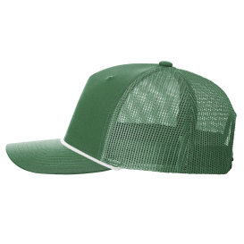 Richardson 112FPR Five-Panel with Rope Cap - Kelly/White