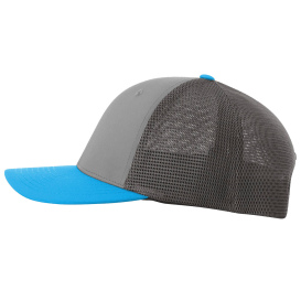 Richardson 173 Hood River Cap - Cement Grey/Dark Charcoal/Pool Blue