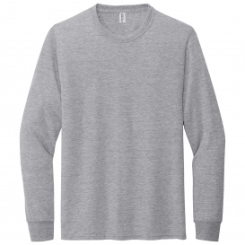 Jerzees 21LS Dri-Power 100% Polyester Long Sleeve T-Shirt - Athletic Heather