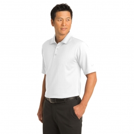 Nike 244620 Dri-FIT Textured Polo - White