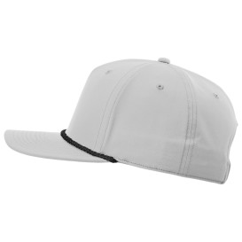 Richardson 258 Five Panel Classic Rope Cap - Light Grey/Black