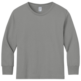 Jerzees 29BL Youth Dri-Power Active 50/50 Cotton/Poly Long Sleeve T-Shirt - Oxford