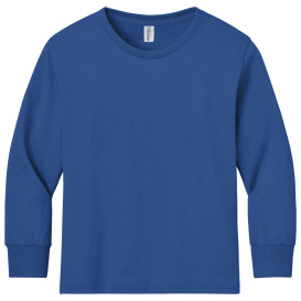 Jerzees 29BL Youth Dri-Power Active 50/50 Cotton/Poly Long Sleeve T-Shirt - Royal