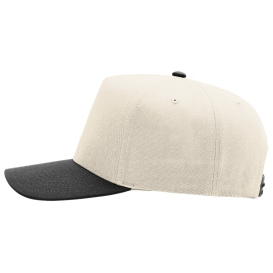 Richardson 323FPC Full Fabric 5-Panel Champ Cap - Cream/Cream/Black