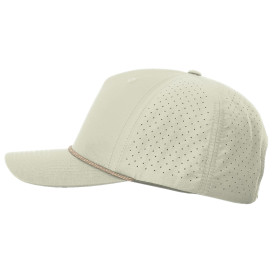 Richardson 355 Laser Perf Performance Rope Cap - Oat Milk/Elmwood White