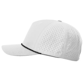 Richardson 355 Laser Perf Performance Rope Cap - Silver/Black Silver