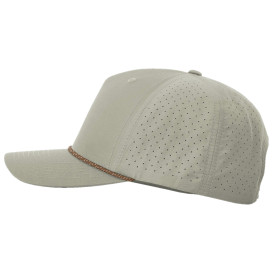 Richardson 355 Laser Perf Performance Rope Cap - Trenchcoat/Russet Grey