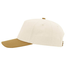 Richardson 356 Five Panel Relaxed Gramps Cap - Cream/Cream/Wheat