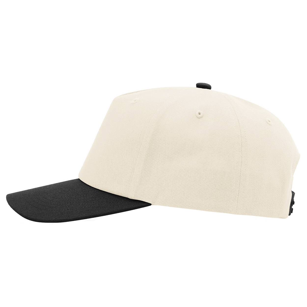 Richardson 356 Five Panel Relaxed Gramps Cap - Cream/Cream/Black