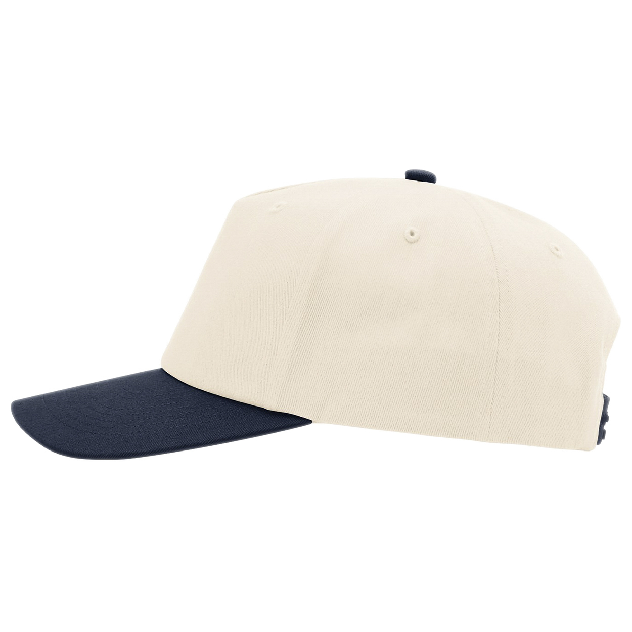 Richardson 356 Five Panel Relaxed Gramps Cap - Cream/Cream/Navy
