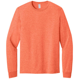 Jerzees 363L Classics Unisex Cotton Long Sleeve T-Shirt - Retro Heather Coral