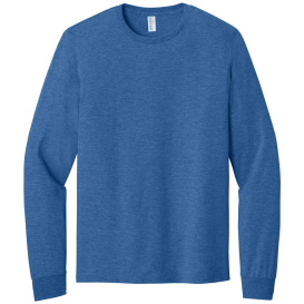 Jerzees 363L Classics Unisex Cotton Long Sleeve T-Shirt - Retro Heather Royal