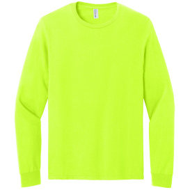 Jerzees 363L Classics Unisex Cotton Long Sleeve T-Shirt - Safety Green