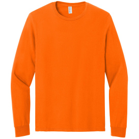 Jerzees 363L Classics Unisex Cotton Long Sleeve T-Shirt - Safety Orange