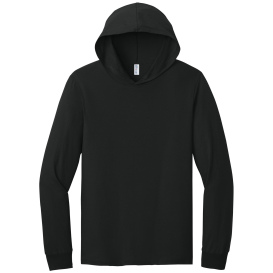 Jerzees 363LH Classics Unisex Cotton Long Sleeve Hooded T-Shirt - Black Ink