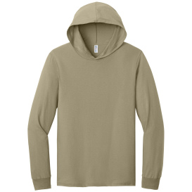 Jerzees 363LH Classics Unisex Cotton Long Sleeve Hooded T-Shirt - Khaki