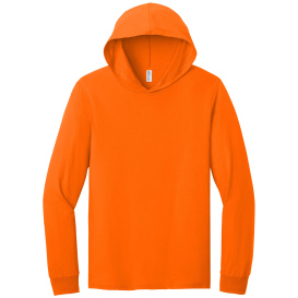 Jerzees 363LH Classics Unisex Cotton Long Sleeve Hooded T-Shirt - Safety Orange