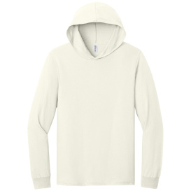 Jerzees 363LH Classics Unisex Cotton Long Sleeve Hooded T-Shirt - Sweet Cream Heather