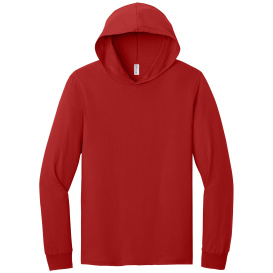 Jerzees 363LH Classics Unisex Cotton Long Sleeve Hooded T-Shirt - True Red