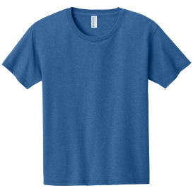 Jerzees 363Y Classics Youth Cotton T-Shirt - Retro Heather Royal