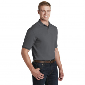 Jerzees 437M SpotShield Jersey Knit Sport Shirt - Charcoal Grey
