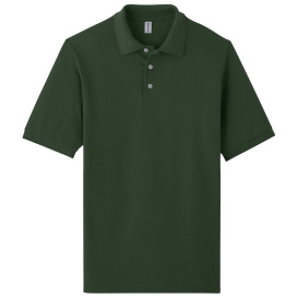 Jerzees 443M Unisex Premium Ring Spun Cotton Pique Sport Shirt - Forest Green