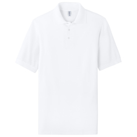 Jerzees 443M Unisex Premium Ring Spun Cotton Pique Sport Shirt - White