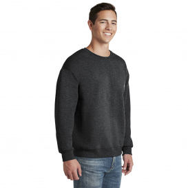 Jerzees 4662M Super Sweats NuBlend Crewneck Sweatshirt - Black Heather