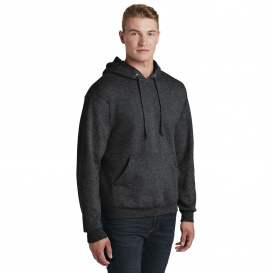 Jerzees 4997M Super Sweats NuBlend Pullover Hooded Sweatshirt - Black Heather