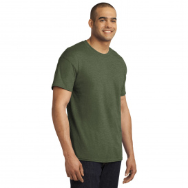 Hanes 5170 EcoSmart 50/50 Cotton/Polyester T-Shirt - Heather Green