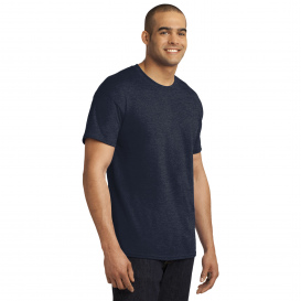 Hanes 5170 EcoSmart 50/50 Cotton/Polyester T-Shirt - Heather Navy