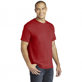 Gildan 5300 Heavy Cotton Pocket T-Shirt - Red