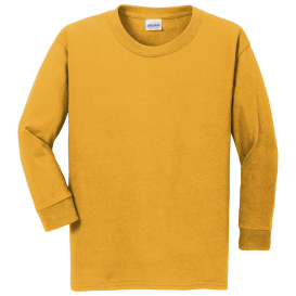 Gildan 5400B Youth Heavy Cotton Long Sleeve T-Shirt - Gold