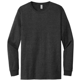 Jerzees 560LS Premium Blend Ring Spun Long Sleeve T-Shirt - Black Ink Heather