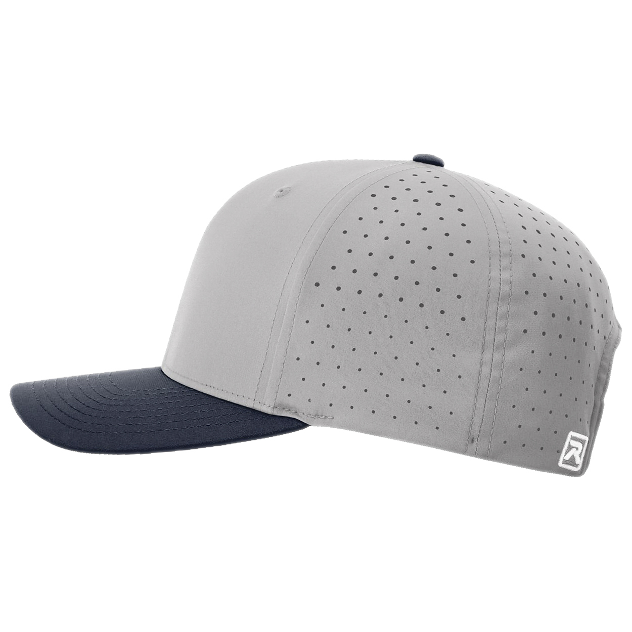 Richardson 632 Laser Perf R-Flex Snapback Cap - Grey/Grey/Navy