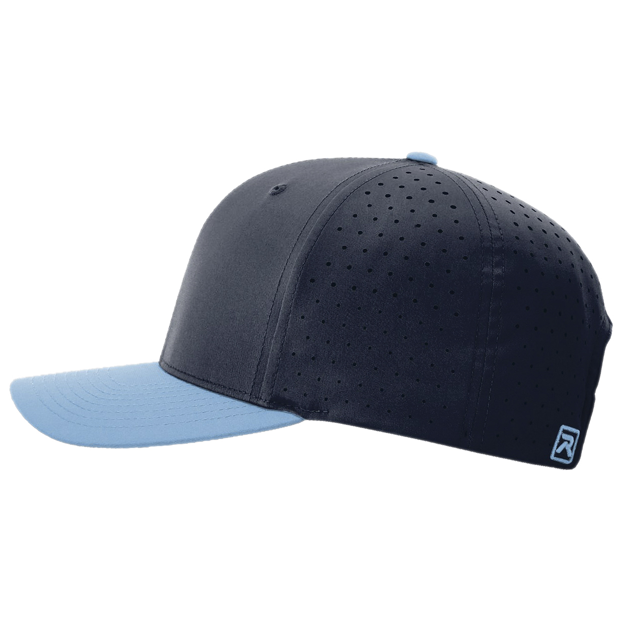 Richardson 632 Laser Perf R-Flex Snapback Cap - Navy/Navy/Columbia Blue