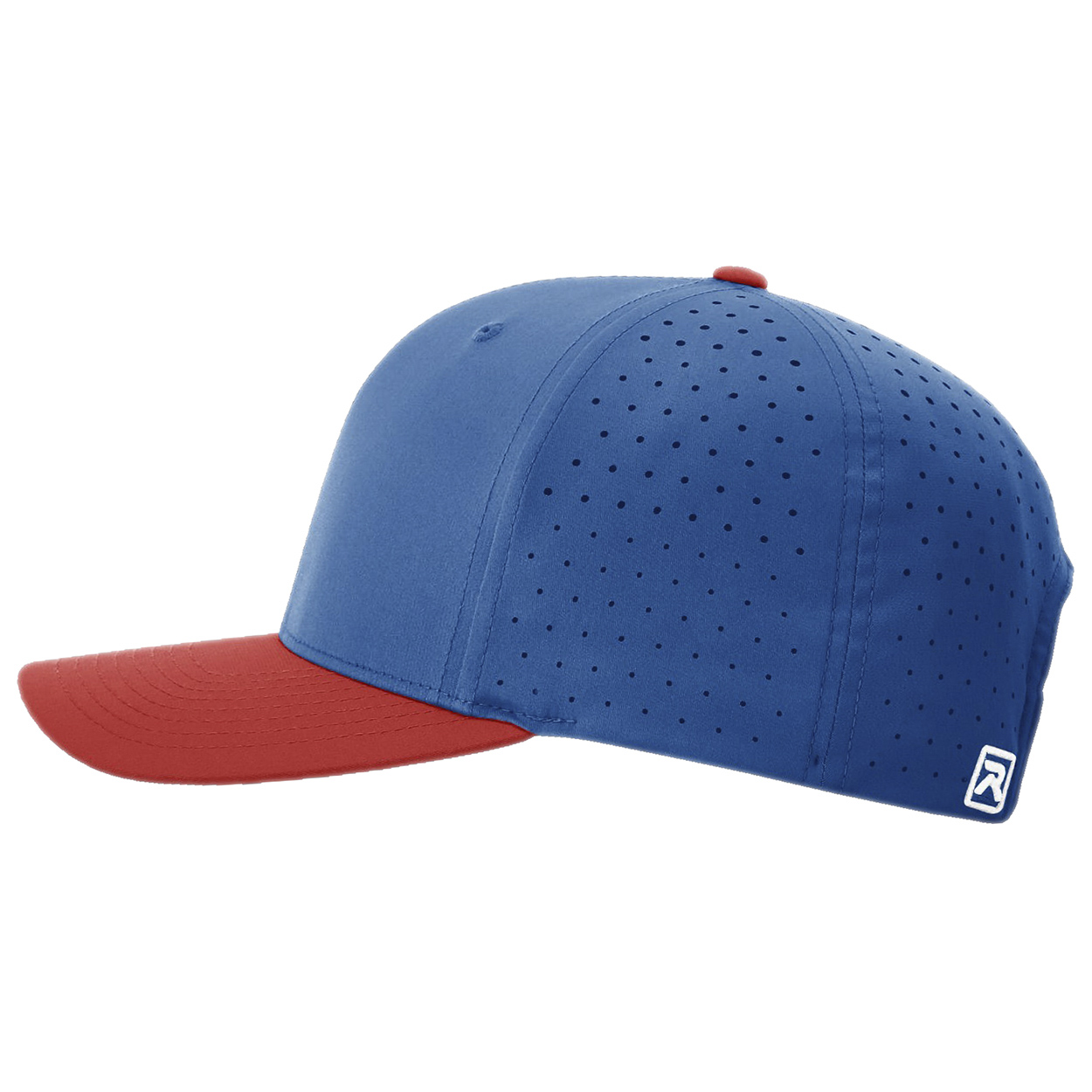 Richardson 632 Laser Perf R-Flex Snapback Cap - Royal/Royal/Red