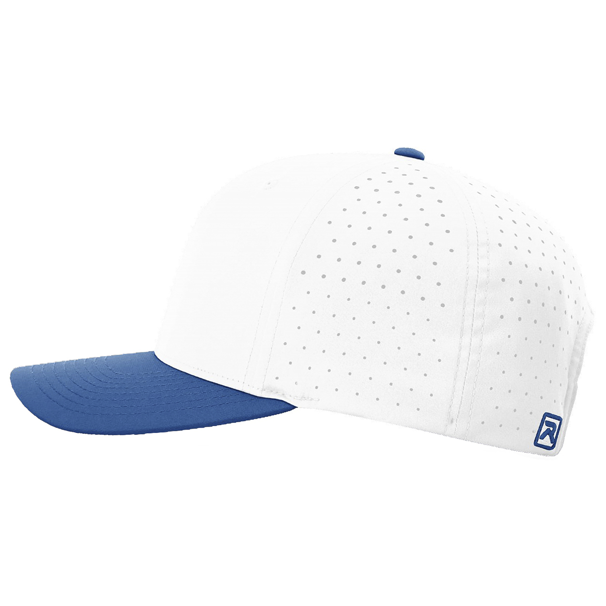 Richardson 632 Laser Perf R-Flex Snapback Cap - White/White/Royal