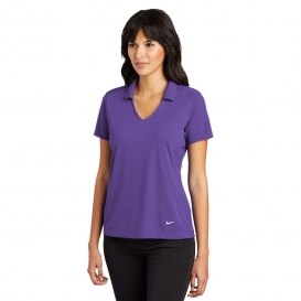 Nike 637165 Ladies Dri-FIT Vertical Mesh Polo - Court Purple