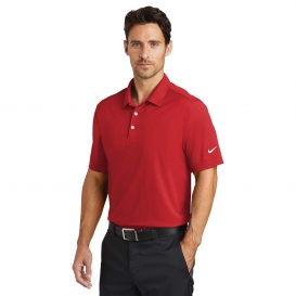 Nike 637167 Dri-FIT Vertical Mesh Polo - University Red