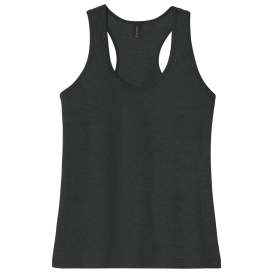 Gildan 64220LCVC Softstyle Women\'s CVC Racerback Tank - Pitch Black Mist