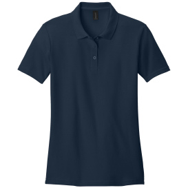 Gildan 64800L Ladies Softstyle Pique Polo - Navy