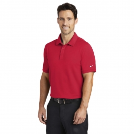 Nike 746099 Dri-FIT Solid Icon Pique Polo - Gym Red