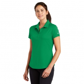 Nike 811807 Ladies Dri-FIT Smooth Performance Polo - Pine Green