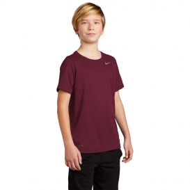 Nike CU7599 Youth Legend Tee - Deep Maroon