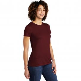 Allmade AL2008 Women's Tri-Blend Tee - Vino Red